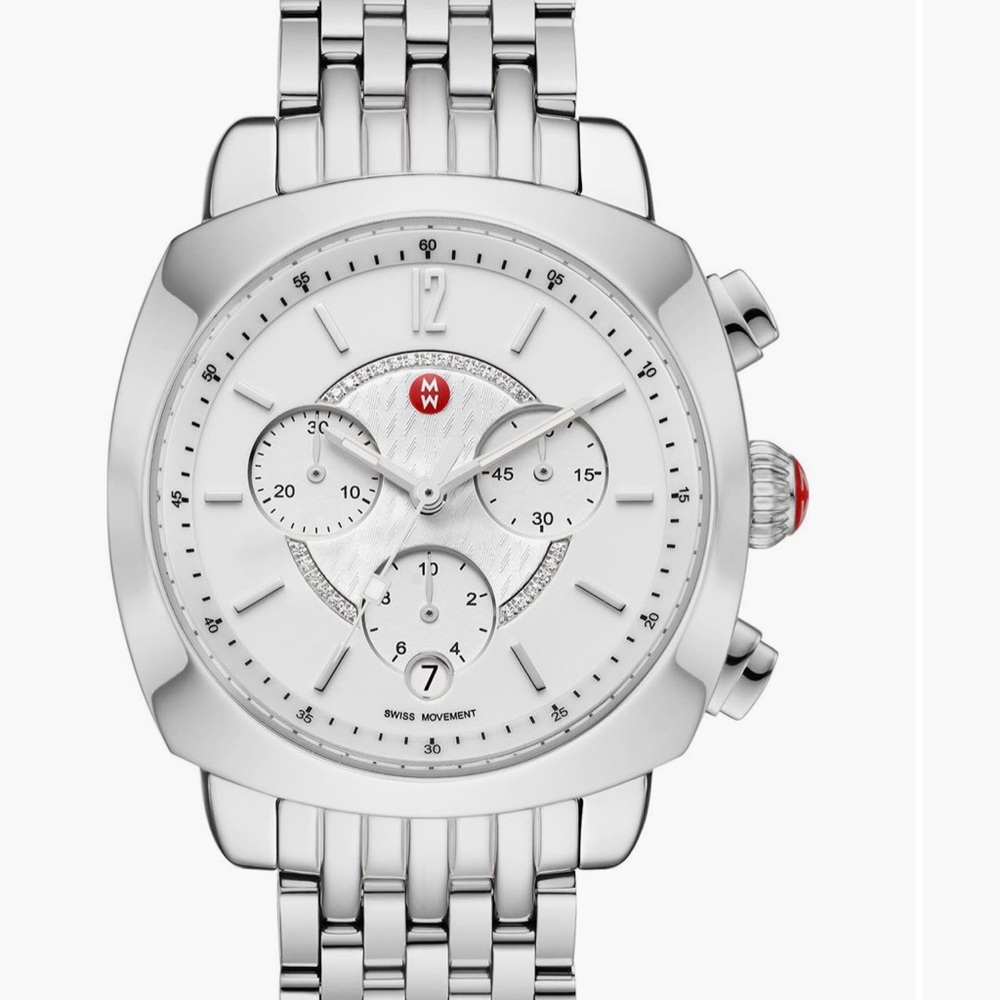 Excellent Condition - Michele Ascalon Diamond Bracelet
Watch 38mm